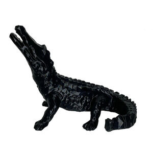 Alligator Decor Statue 6" Sculpture Animal Decorations Modern Home Gift Art